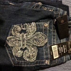 Girls size 12 Miss Me bootcut jeans